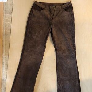 Suede Pants Brown - Bianca Nygärd